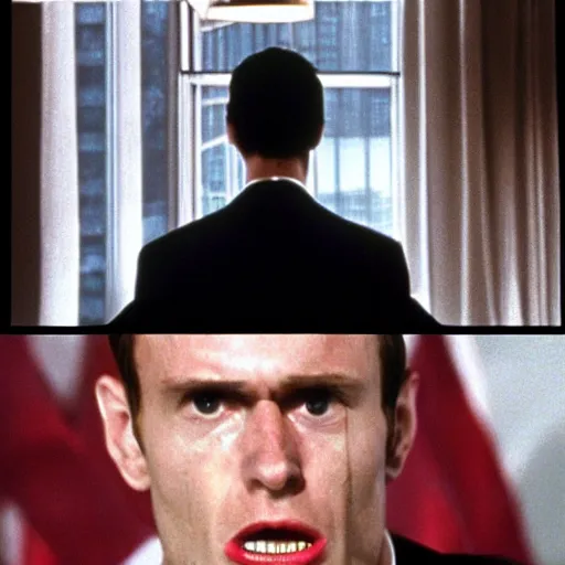 Prompt: 9/11 in American Psycho (1999)