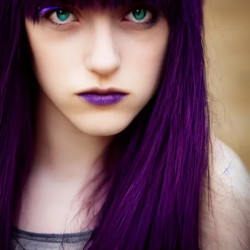 Prompt: photograph portrait of an emo guy, feminine, iridescent eyes, intricate detail, sigma 85mm f/1.4, 4k, depth of field, high resolution mode, 4k, 8k, hd