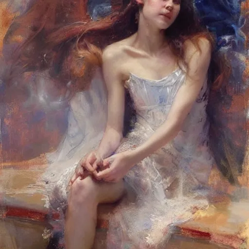 Image similar to nightmare by daniel gerhartz, trending on artstatiom