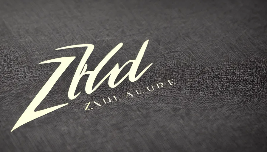 Prompt: logo for zallure, intricate details, dramatic light, establishing shot