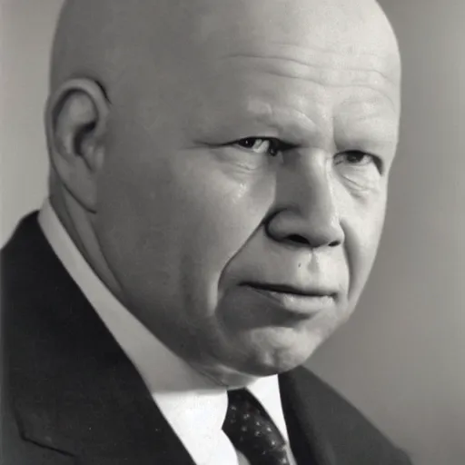 Image similar to photo of khrushchev as baron harkonen