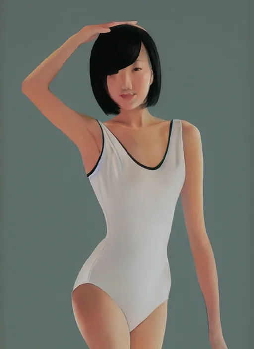 Japanese best sale white swimsuit