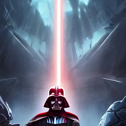 Prompt: portrait of darth vader, league of legends amazing splashscreen artwork, legends of runeterra, splash art, natural light, elegant, photorealistic facial features, intricate, fantasy, detailed face, atmospheric lighting, anamorphic lens flare, cinematic lighting, league of legends splash art, hd wallpaper, ultra high details by greg rutkowski