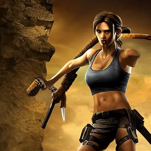 Image similar to x ray of lara croft bone