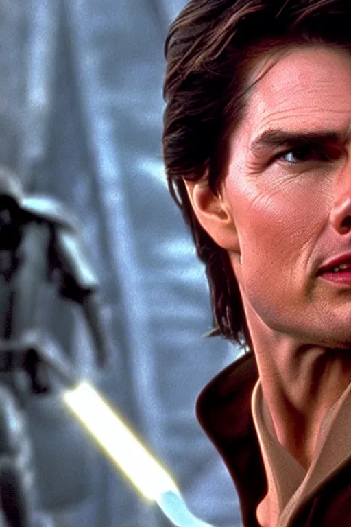 Prompt: Tom Cruise in Star Wars: Episode I - The Phantom Menace (1999)