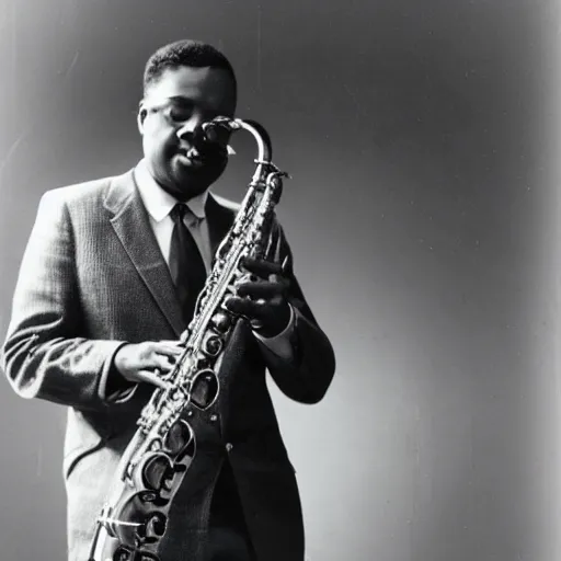 Image similar to berry b benson playing saxophone