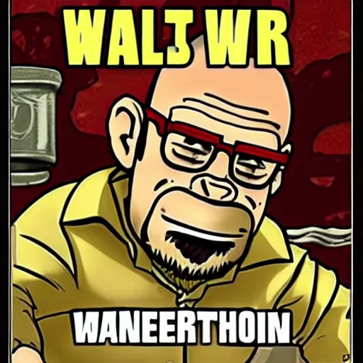 Prompt: donkey kong walter white