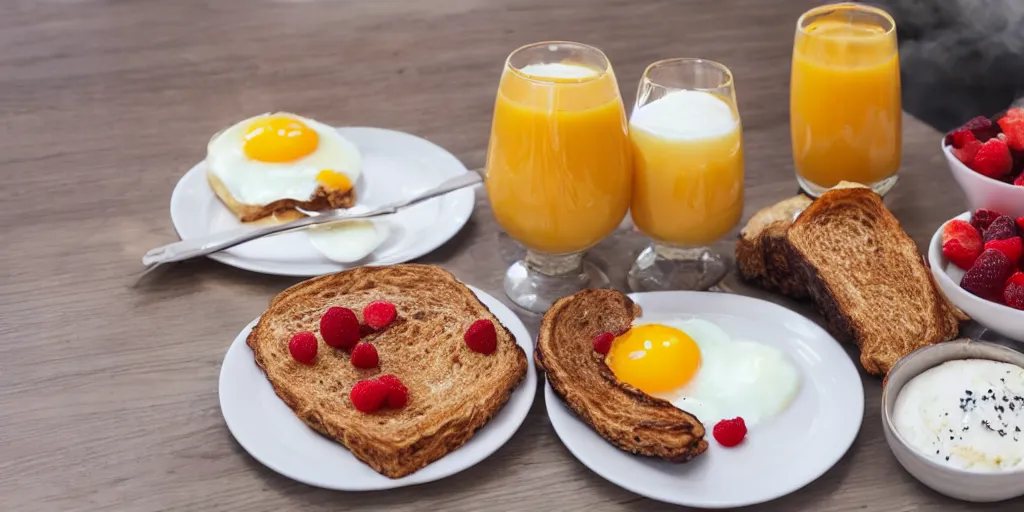 Prompt: the perfect breakfast