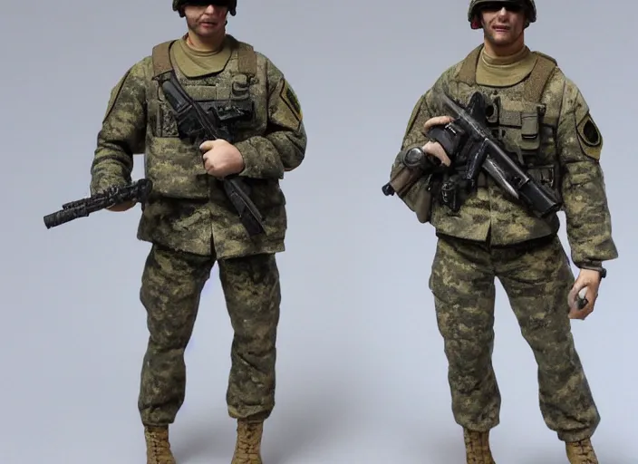 Image similar to Image on the store website, eBay, Full body, highly detailed 80mm resin figure of Modern U.S. Soldiers