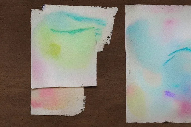 Prompt: coldpressed watercolor paper texture