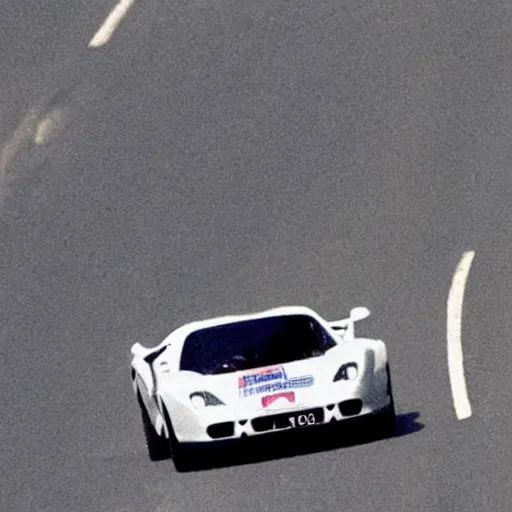 Prompt: Boris Johnson driving a super car on the moon