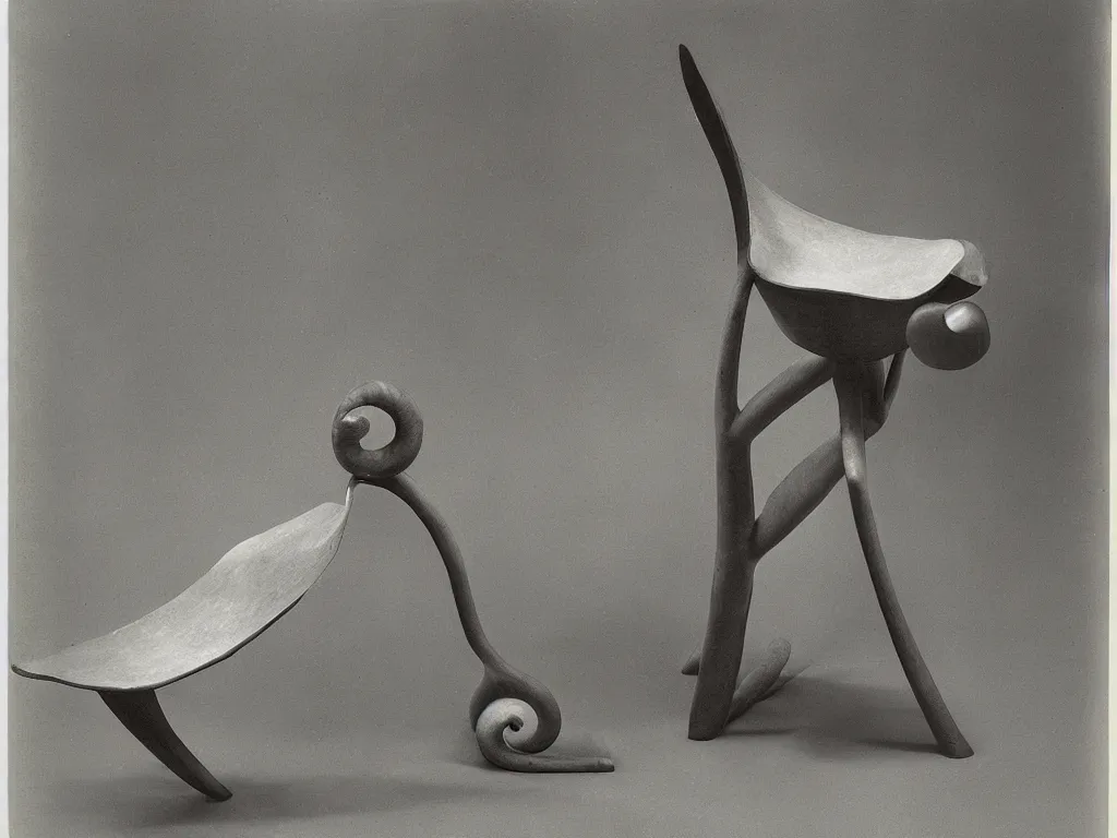 Image similar to snail chair. karl blossfeldt