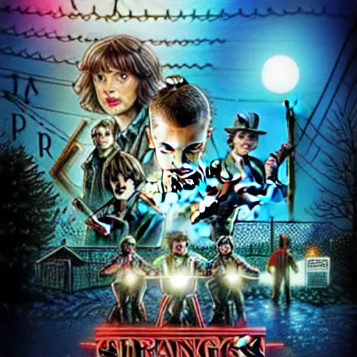 Image similar to stranger things movie poster