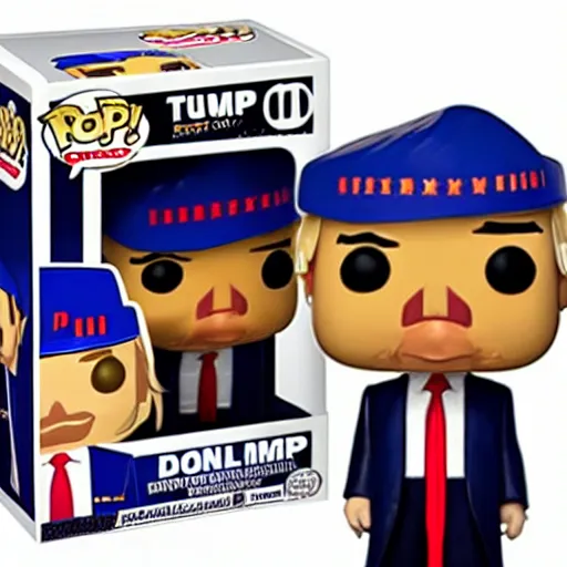 Prompt: Donald Trump Funko Pop