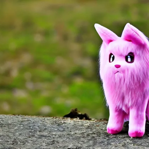 Image similar to national geographic photo of wigglytuff, pokemon in the wild, intricate, portrait, 8 k highly professionally detailed, hdr, award winning