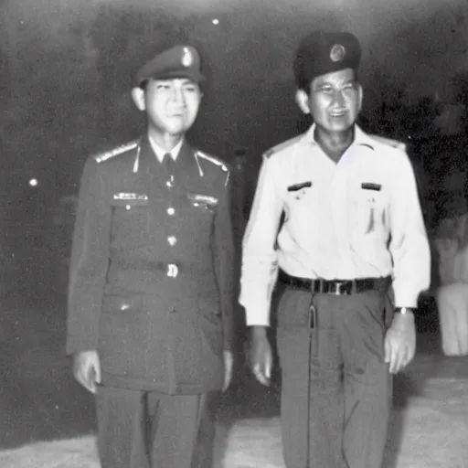 Prompt: soekarno and hatta, 1 7 august 1 9 4 5