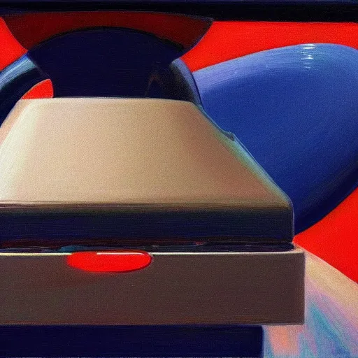 Image similar to alien by wayne thiebaud