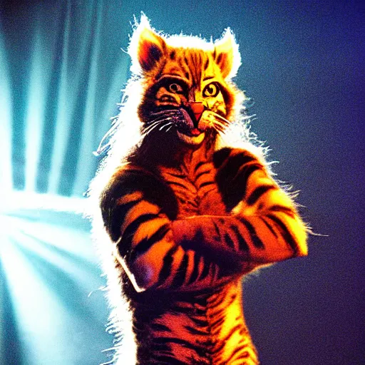 Prompt: 📷 rum tum tugger, cats musical 1 9 9 8, dynamic lighting, portait