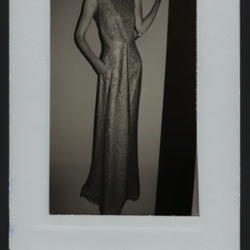 Image similar to couture model, polaroid, digis