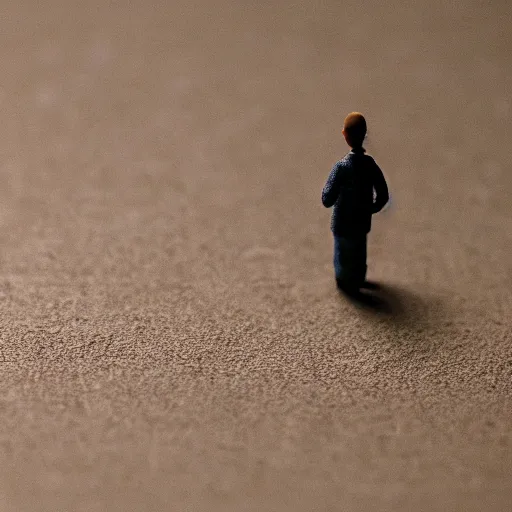 Image similar to a cinematic film still of a claymation stop motion film starring bill murray, shallow depth of field, 8 0 mm, f 1. 8