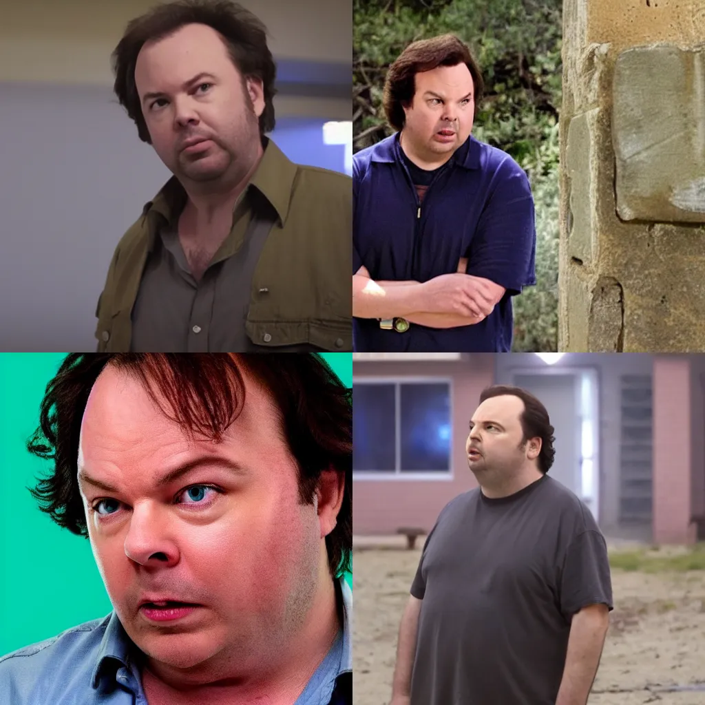 Prompt: film still of Rich Evans in Neil Breen's Twisted Pair (2018)