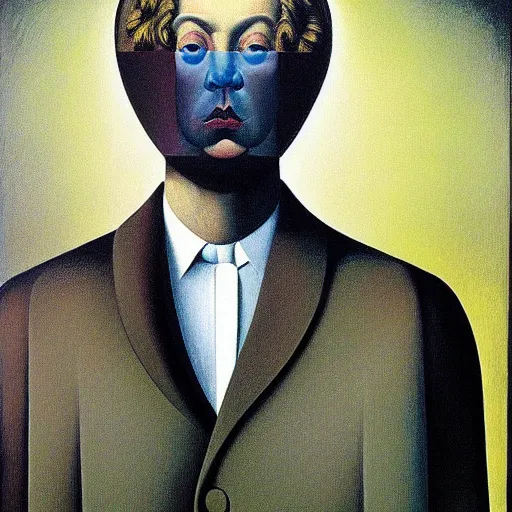 Image similar to figurative avant garde post - morden monumental dynamic portrait by magritte and hogarth, inspired by william blake and gaugin, illusion surreal art, highly conceptual figurative art, intricate detailed illustration, controversial poster art, polish poster art, geometrical drawings, no blur