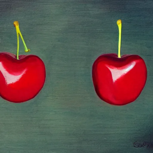 Image similar to Sad Cherry, frown, Cherry fruit