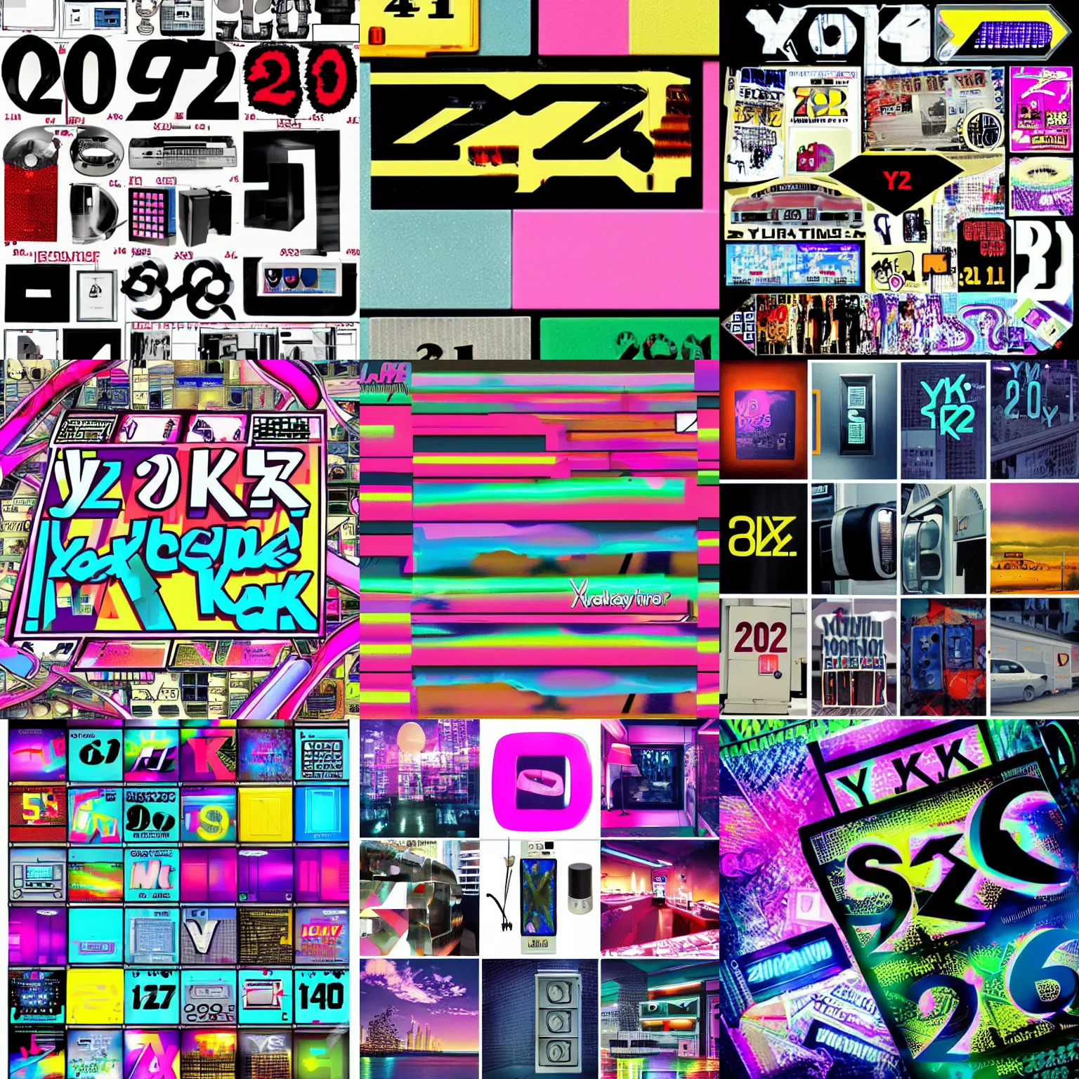 Prompt: Y2K aesthetic