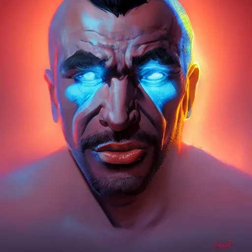 Image similar to Bright, colorful, realistic DND single individual head shot dramatic backlighting, kodachrome, high contrast, highly detailed, sharp focus, digital painting, concept art, illustration, trending on artstation, comic book by Alex Ross cover art