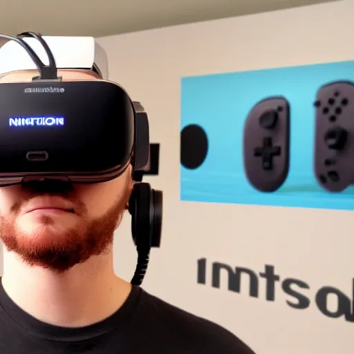 Prompt: nintendo dreamstation, immersive virtual reality