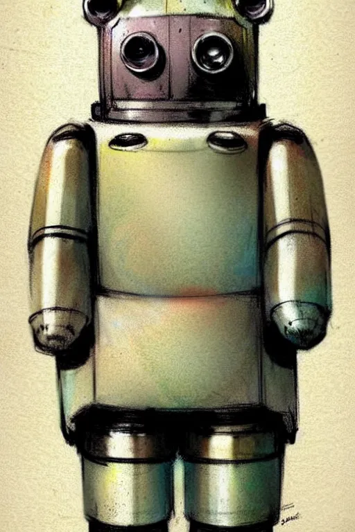 Image similar to ( ( ( ( ( 1 9 5 0 s retro future android robot bear. muted colors. ) ) ) ) ) by jean - baptiste monge,!!!!!!!!!!!!!!!!!!!!!!!!!