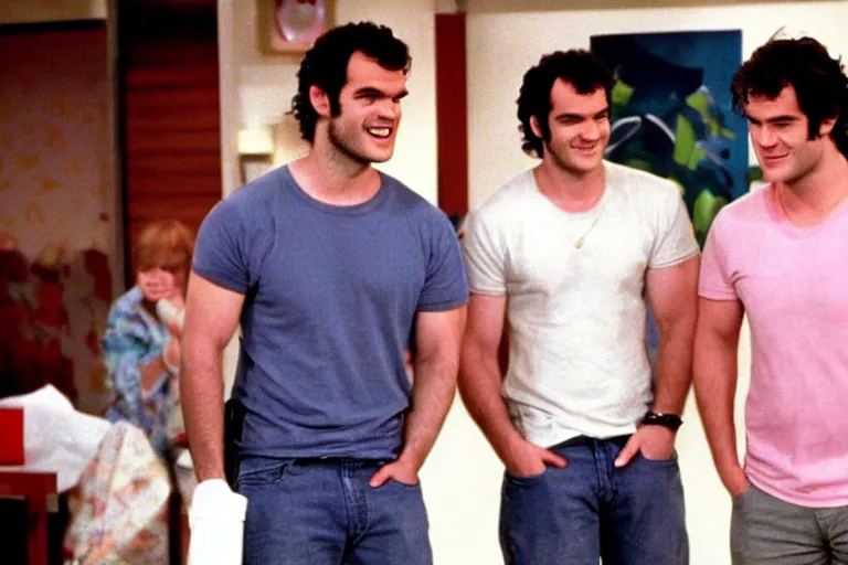 Prompt: herry cavill in movie happy together 1 9 9 7