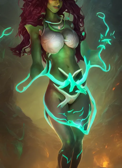 Prompt: female thresh, from league of legends, hyper detailed, digital art, trending in artstation, cinematic lighting, studio quality, smooth render, fluorescent skin, unreal engine 5 rendered, octane rendered, art style by klimt and nixeu and ian sprigger and wlop and krenz cushart