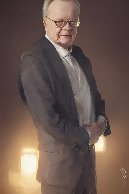 Prompt: portrait of martti ahtisaari, highly detailed, digital painting, artstation, photorealistic, photography, sharp focus, illustration, art by artgerm and greg rutkowski and alphonse mucha