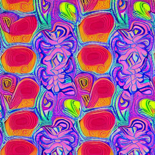 Image similar to psychedelic fabric