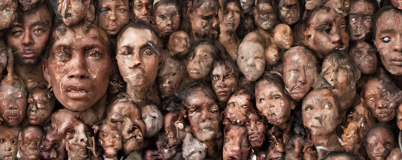 Image similar to portrait of worldwide diseases if they're was a human, 8k, highly detailed, photography,