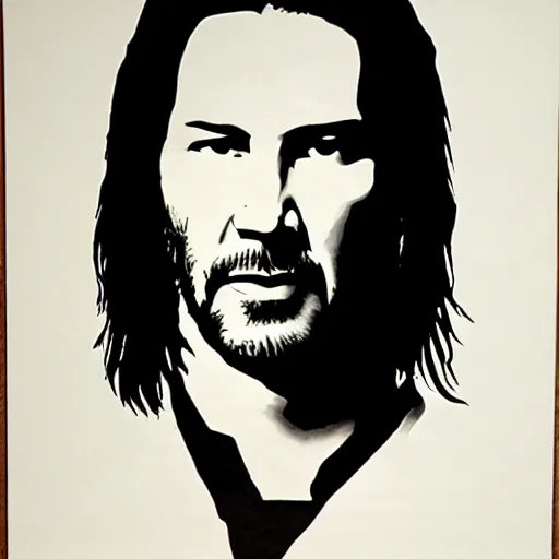 Prompt: keanu reeves in pulp fiction, etching, ultra realistic