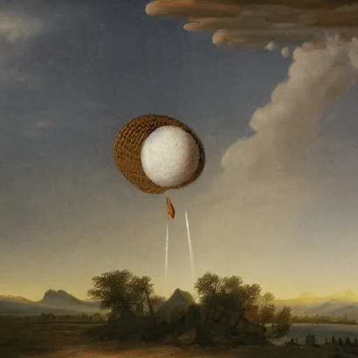 Image similar to the earth being hit with a tennis racquet, high detail