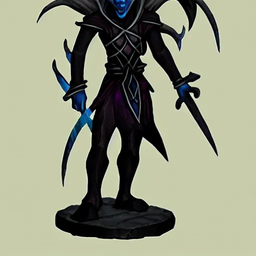 Image similar to D&D drow dark elf