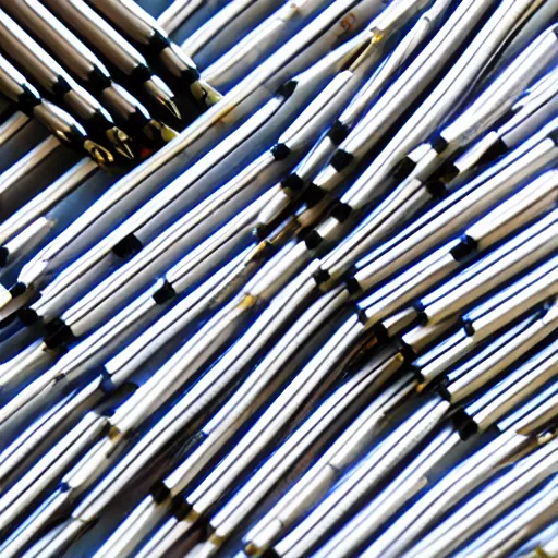 Image similar to a thousand pens found under the grid