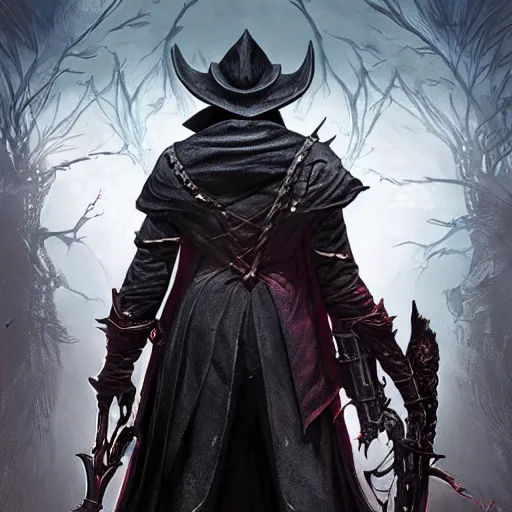 Prompt: Bloodborne 2 leak 2025, concept art, in the style of Artgerm,