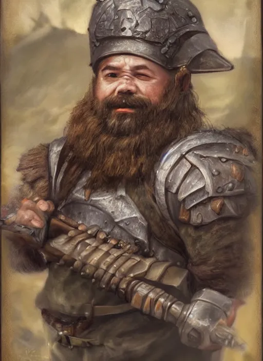 hardwon surefoot, hirsute level 2 0 dnd human fighter, Stable Diffusion