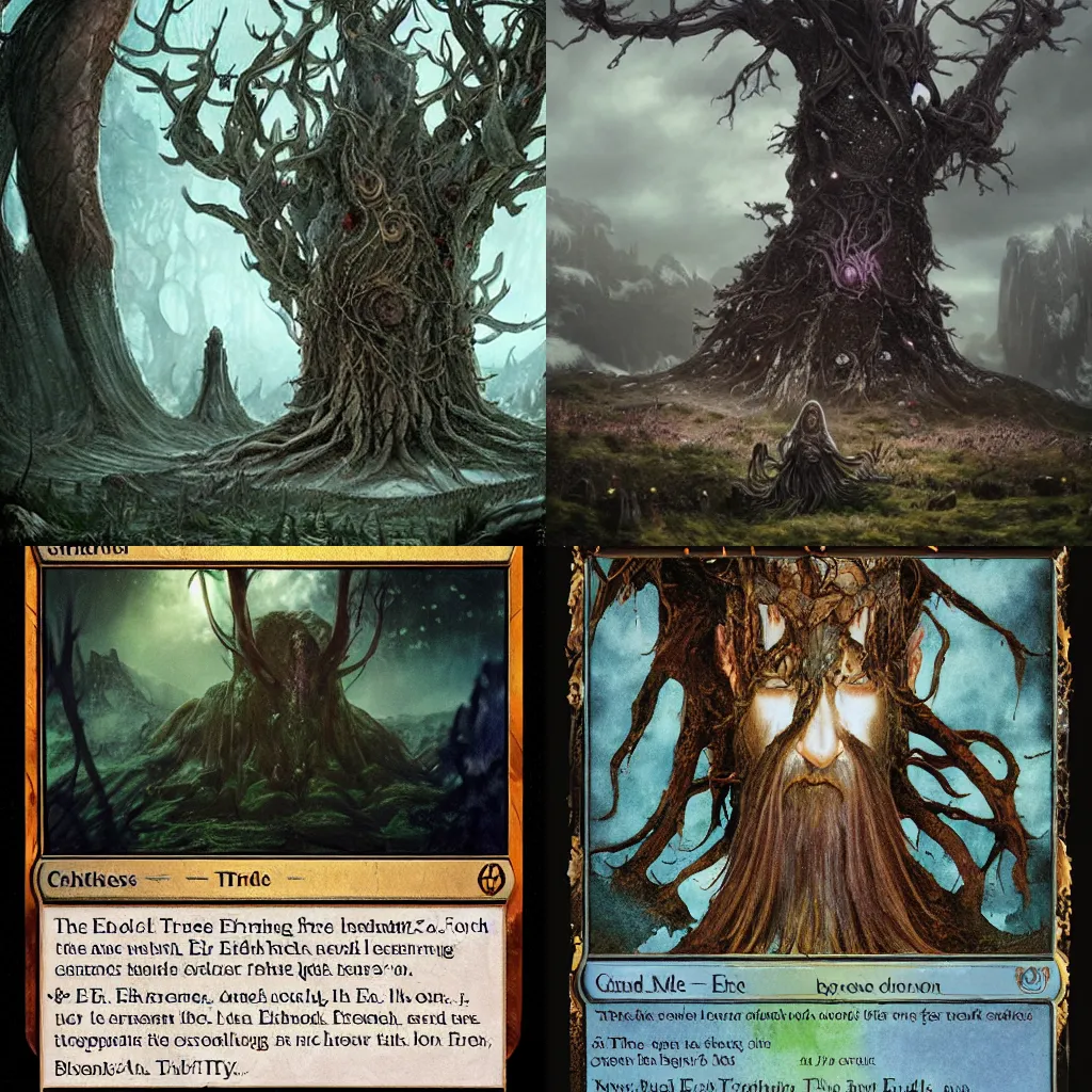 Prompt: the Erdtree from Elden Ring