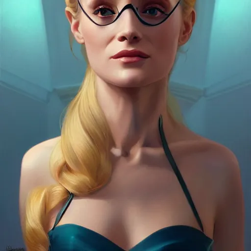 Image similar to blonde holly golightly in the film breakfast at tiffany's, anatomy, bathed in light, highly detailed, photorealistic, artstation, smooth, sharp focus, illustration, unreal engine 5, 8 k, art by artgerm and greg rutkowski and edgar maxence