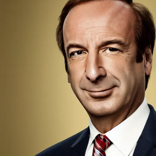 Image similar to United States President Saul Goodman, official photograph