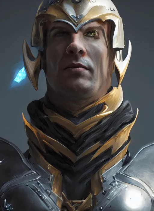 Prompt: comic book style portrait painting of a male paladin in a stunning fantasy setting, unreal 5, DAZ, hyperrealistic, octane render, dynamic lighting