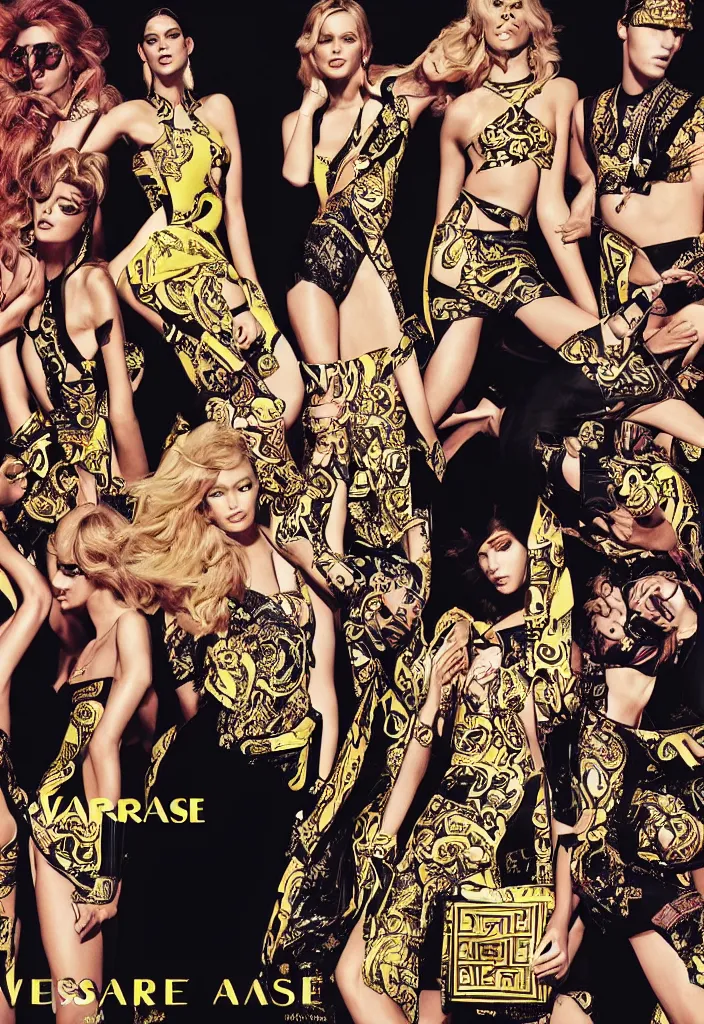 Image similar to Versace advertising campaign