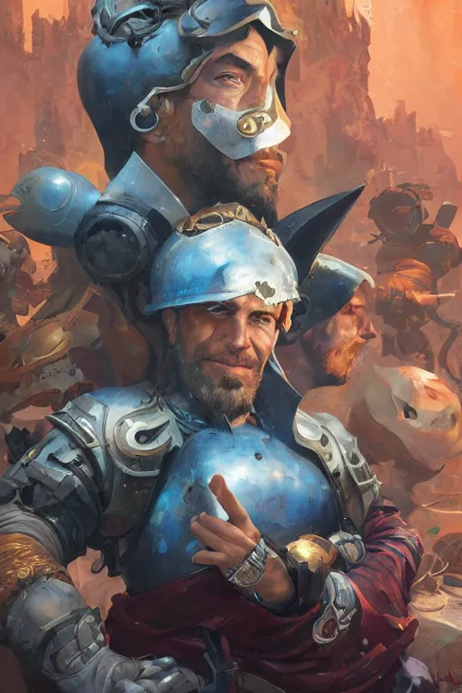 Image similar to portrait of the alchemist wearing the legendary loot headgear by artgerm and Craig Mullins, James Jean, Andrey Ryabovichev, Mark Simonetti and Peter Morbacher 16k