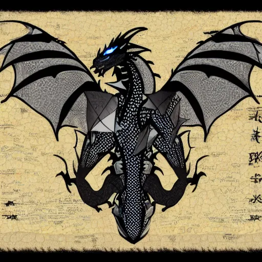 Prompt: checksum dragon