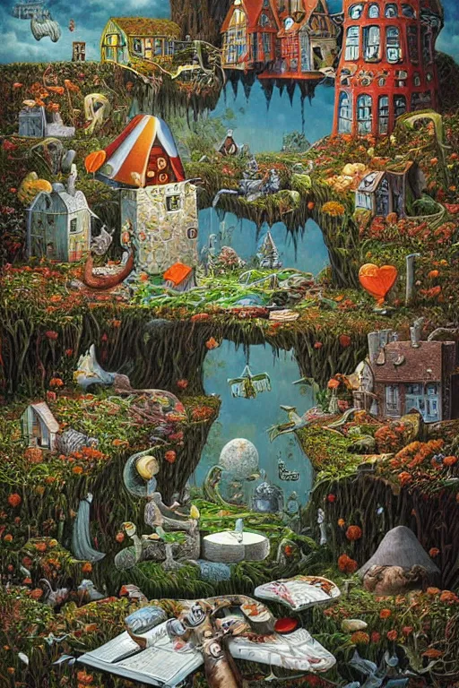 Image similar to by Jacek Yerka